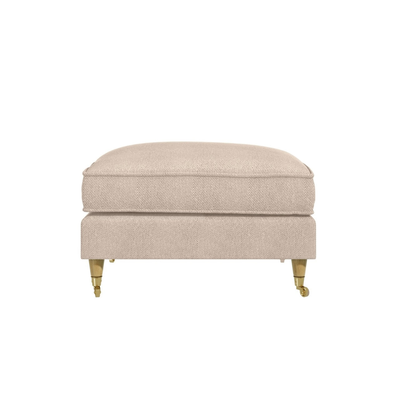 Footstool Soft Upholstered Classic Finish