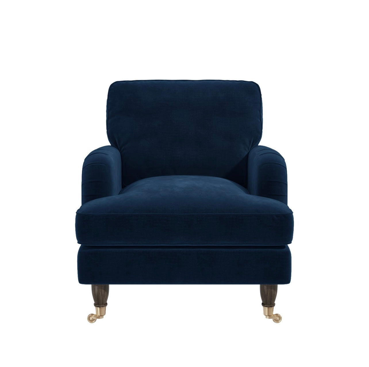 Velvet Plush Armchair Upholstered