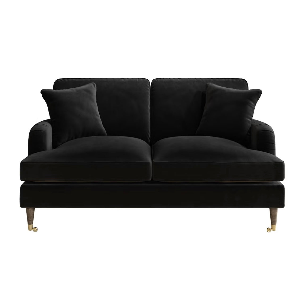 Velvet Sofa 2 Seater with Cushions